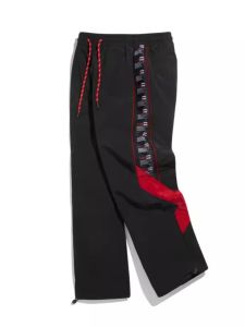 G-Home Mens Casual Sports Pants Color Block Straight Leg Spring Autumn Loose Black Long Trousers Youth Fashion Anti-Wrinkle