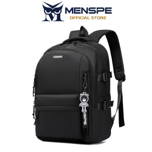 MENSPE Fashion Men Backpack Textured Bag Large Capacity Business Laptop Backpack Waterproof Lightweight Travel Student Bags for Commuting Swimming Beach Outdoor Sports