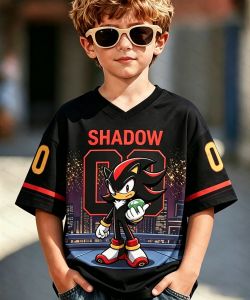 Bandai | Sonics The Hedgehog Kids T Shirt Boy Girls Cartoon Print Short Sleeve Sport Jersey Children Summer Casual Tee Tops Adult T-shirt