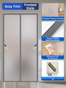 GEOBOX | Grease-proof Air-conditioning Barrier Kitchen Curtain Magnet Adhesive