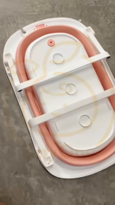 Day One 🍃 Quality Foldable Bath Tub Newborn Folding Non-Slip Kids Baby Tub Tab Mandi Lipat