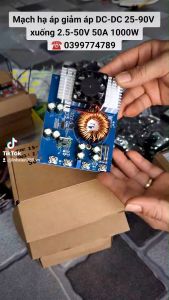 Mạch hạ áp giảm áp DC-DC 25-90V xuống 2.5-50V 50A 1000W