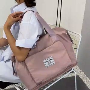 Foldable Expandable Travel Bag/ Durable Lightweight Large Capacity Multi Function Hand Carry Luggage