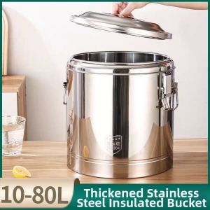 Thick Steel Insulated Bucket for Catering School Kindergarten Restaurant Use