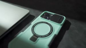 szhaiyu | Luxury Anti-slip Frame Armor Magnetic Stand Case For iPhone 18 17 16 15 14 13 12 Pro Max Plus Double Layer Protection Back Cover