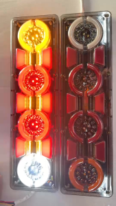 ไฟท้ายรถบรรทุก ไฟท้าย (รุ่น ริงริง) รองรับระบบไฟ 12v -24v (ราคาต่อคู่)