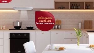 (Tecno) Tecnoplus เครื่องดูดควัน รุ่น TNP HD 60 SL PO + เตาแม่เหล็กไฟฟ้า 2 หัว รุ่น TNP ID 2030 DG
