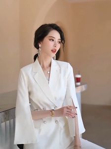 Set Bộ Vest Quần Dài Kate Lụa Sang Trọng Thanh Lịch BEYEUSHOP - BY4571