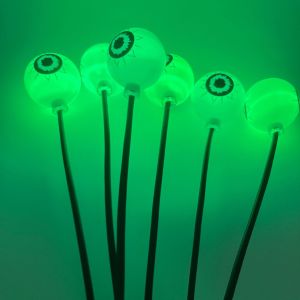 6 Đèn LED Hình Mắt Quỷ Trang Trí Sân Vườn Halloween Chống Nước Dùng Ngoài Trời Sân Cỏ Hiên Nhà Phát Sáng Màu Xanh Lá Cây & Đỏ Sử Dụng Năng Lượng Mặt Trời