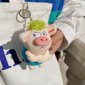 Cute Angry Plush Keychain