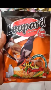 IKSYA BIRD SHOP LEOPARD MADU BUTIRAN KASAR CRUMBLE - PAKAN BURUNG BERKICAU
