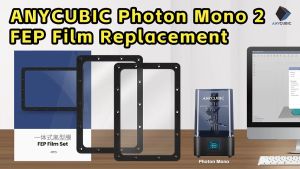 Anycubic 3D Printer Photon MONO 2//MONO4 10K FEP 197*131 mm 2 PCS LCD resin 3d printer - ความหนา 0.15 3D086M2-2