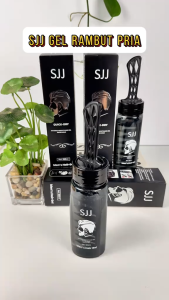 SJJ Hair Gel Minyak Rambut Pria 2in1 Strong Hold Sisir Pomade Minyak Rambut Tahan Lama 24 Jam