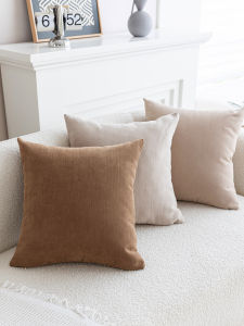 Luxurious Thickened Velvet Pillowcase Cream Style Living Room Sofa Cushion Square Detachable And Washable Home Decor Accessories