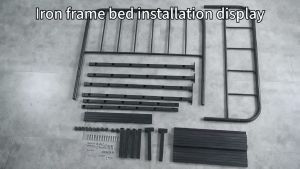 CONOCO Iron Bed Queen Duty Modern Minimalist Double Bed Katil Bujang Bedroom Furniture鐵藝床架