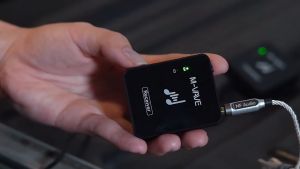 Bansid M-VAVE WP-10 2.4GHz Wireless Ear Back Receiver & Transmitter Rechargeable Emitter Receiver of Wireless Earphone Monitor