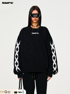 SMFK | Gene Chain Racer Back Half-Zip Hoodie Cotton