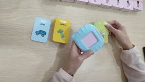 Flash Card Reader Kids Toys Smart English Speaker Educational Card Reader Early Learning Toy Reading Audio Children