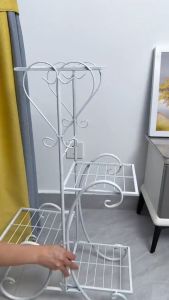 [GIẢM THÊM 10K] Kệ cây cảnh 5 tầng bằng sắt đế vuông - kệ sắt để cây cảnh sang trọng 5 tầng