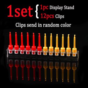 1pc/1set Crystal Acrylic Display Stand Fishing Lure Shelf Holder Storage Fishing Flies Hook Clips Fishing Tool Fish Accessories