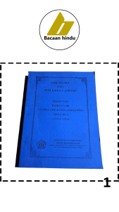 Buku Lontar Krama Pura Putru Pasaji Tattwa Sangkaning Dadi Jadma Dewa Ruci Catur Yuga Agama Hindu Bali