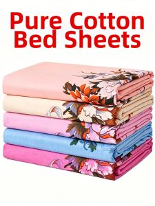 HAOMIAN | Vintage Cotton Bed Sheet 100% Pure Cotton