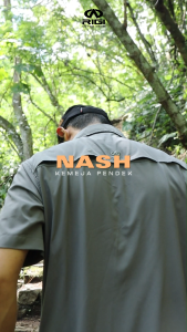 RIGI Kemeja Pendek Kemeja Pria Kemeja Outdoor Pria Kemeja Quickdry Kemeja Tactical Pria Kemeja Lengan Pendek Kemeja Polyester Kemeja Gunung Nash
