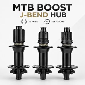 GOLDIX 36H Mountain Bike Hub 6-Bolt Disc Brake BOOST 36T Ratchet HG XD MS Freehub Body MTB Rear Front Hub for Trail XC Bike