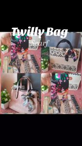 2PCS Twilly scarf bag pair