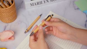 Engraved Customized Personalized Bamboo Pen Gift - Ready