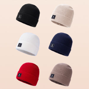 Chapeau Mũ Ấm Áp Thời Trang Thu Đông Mũ Đội Đầu Thoải Mái Cho Nam Nữ Mũ Dệt Kim Ngoài Trời Hình Lạc Đà Mũ