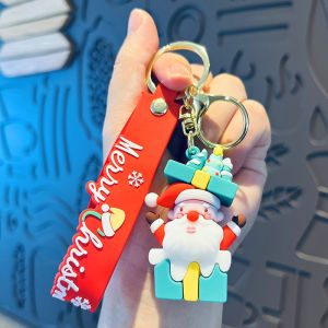 ของขวัญปีใหม่ต้นคริสต์มาสตุ๊กเกอร์น่ารัก ตุ๊กตาคริสต์มาส ห้อยกุญแจ ห้อยตกแต่ง ของขวัญเล็ก ต้นคริสต์มาส ตุ๊กตาคริสต์มาส