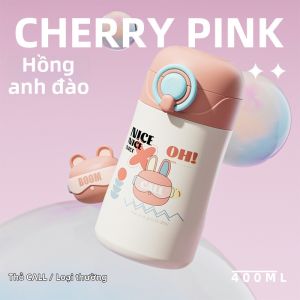 Cốc Thép Không Gỉ Cách Nhiệt Có Ống Hút Hai Chiều