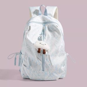 Travel Leisure Womens Backpack Hong Kong IT HKins New 2025 Lightweight Casual School Bag for Junior High Students