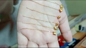 PROMO TERMURAH ANTING JARUM TITANIUM ANTI KARAT dan anti alergi