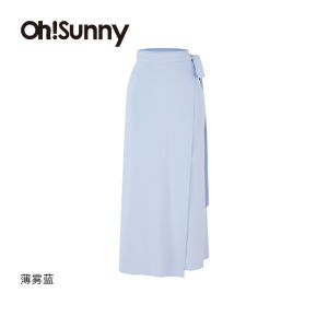 Váy Midi Chống Nắng Ohsunny Cho Nữ Vải Nguyên Chất Chống Tia UV Váy Đi Biển Một Mảnh Có Thắt Lưng Dáng Chữ A Mùa Hè 2025