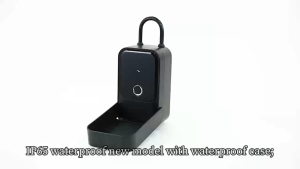 RAYKUBE K5 IP65 Waterproof Wall-mounted/Hanging on TT Lock Smart Security Key box Password Fingerprint  Key Lock Box With Cover