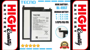 Baterai Original BL-49ST/ BL49ST TECNO Spark 10 5G NFC Ki5q Kl5Q / Spark 10 Pro - Ki7 / Spark 10c Ki5m / Spark 20 pro KJ5 KJ5n Battery Batre