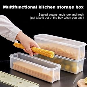 Sealed Noodles Pasta Food Box Rectangular Food Sealed Box Fridge Refrigerator Box Fresh-keeping Container Storage Organizer