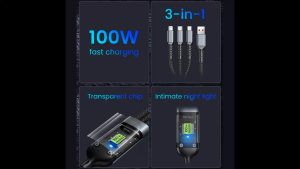 OLAF Kabel Data Multifungsi Micro USB Lightning Type C 20V 1.2M