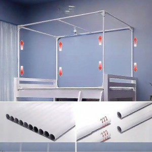 Adjustable Dormitory Bed Canopy Support