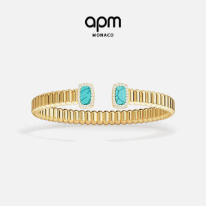 Gold And Blue Gemstone Bracelet