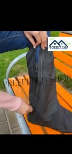 Preferred SHOP High-Tube Waterproof PVC Rain Boot Covers with Safety Reflector for Men and Women