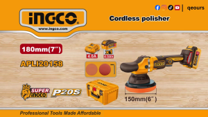 INGCO 20V CORDLESS DUAL ACTION POLISHER | BRUSHLESS MOTOR | APLI20158 APLI2015