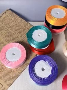 4cm (25 yards/roll) Satin Ribbon Roll Gift Packaging Ribbon Flower Making DIY Holiday Birthday Regal