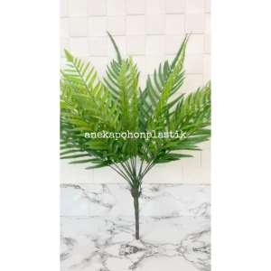 DAUN HIAS ARTIFICIAL DAUN PAKIS RAJA X15 LATEX HIASAN PLANTER CAFE AESTHETIC