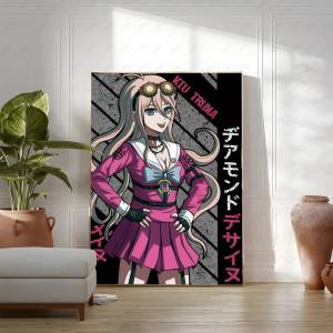 Bandai | Anime JoJo Bizarre Adventure Retro lienzo pintura carteles pared DIY sala de estar Bar cafetería carteles juego decoración