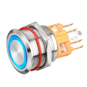 LANBOO | Self Resetting and Latching Illuminated Metal Push Button Switch 22mm