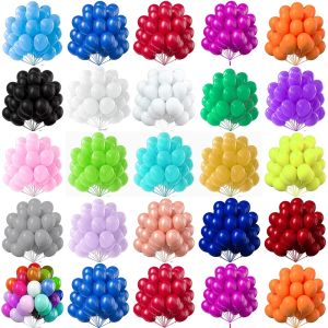 10-200pcs Pearl Latex Balloon White Pink Blue Helium Ball Wedding Adult Birthday Party Decoration Baby Shower Globos