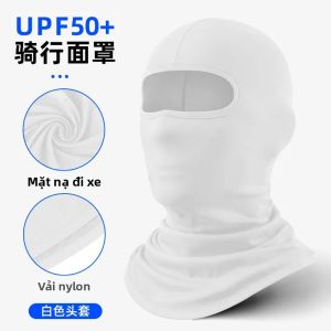 Khăn Che Mặt Đi Xe Máy UPF 50 Cảm Giác Mát Mẻ Bằng Nylon Lụa Băng Thoáng Khí Chống Bụi Ngoài Trời Dành Cho Người Đi Xe Máy